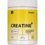 Creatina Monohidratada Basics Creapure Sin Sabor 300 gr