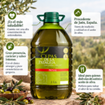Bidón Aceite de Oliva 5LT Cepas De Las Pataguas Picual - Imagen 3